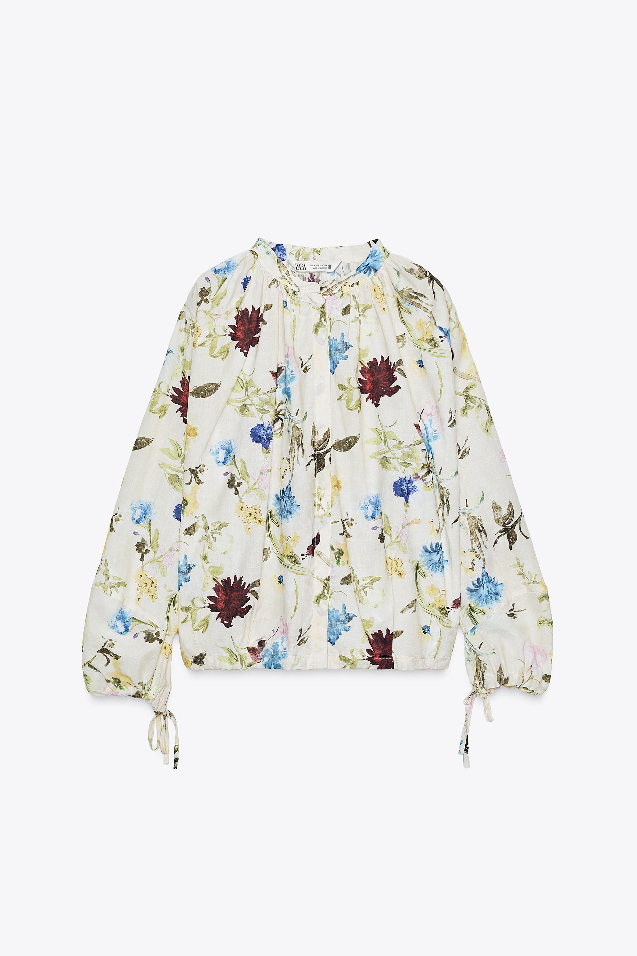 ZW COLLECTION FLORAL PRINT SHIRT